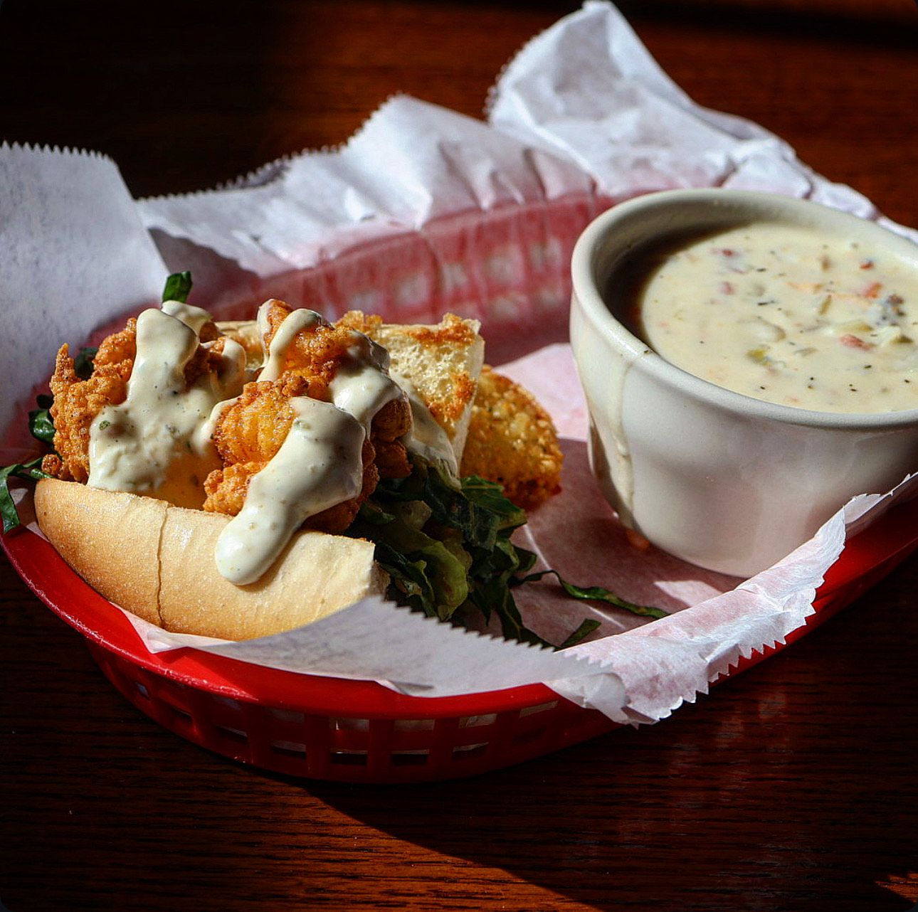 Shrimp Po’ Boy Combo